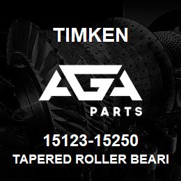 15123-15250 Timken TAPERED ROLLER BEARINGS - TS (TAPERED SINGLE) IMPERIAL | AGA Parts