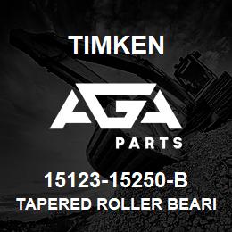 15123-15250-B Timken TAPERED ROLLER BEARINGS - TSF (TAPERED SINGLE WITH FLANGE) IMPERIAL | AGA Parts