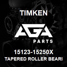 15123-15250X Timken TAPERED ROLLER BEARINGS - TS (TAPERED SINGLE) IMPERIAL | AGA Parts