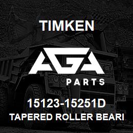 15123-15251D Timken TAPERED ROLLER BEARINGS - TDO (TAPERED DOUBLE OUTER) IMPERIAL | AGA Parts