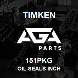 151PKG Timken OIL SEALS INCH | AGA Parts