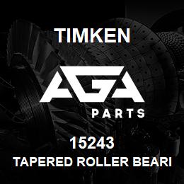 15243 Timken TAPERED ROLLER BEARINGS - SINGLE CUPS - IMPERIAL | AGA Parts