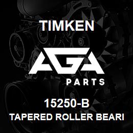 15250-B Timken TAPERED ROLLER BEARINGS - SINGLE FLANGED CUPS - IMPERIAL | AGA Parts