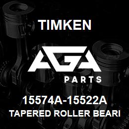 15574A-15522A Timken TAPERED ROLLER BEARINGS - TS (TAPERED SINGLE) IMPERIAL | AGA Parts