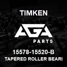 15578-15520-B Timken TAPERED ROLLER BEARINGS - TSF (TAPERED SINGLE WITH FLANGE) IMPERIAL | AGA Parts