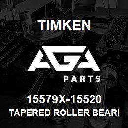 15579X-15520 Timken TAPERED ROLLER BEARINGS - TS (TAPERED SINGLE) IMPERIAL | AGA Parts