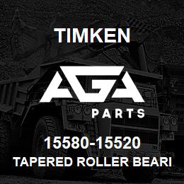 15580-15520 Timken TAPERED ROLLER BEARINGS - TS (TAPERED SINGLE) IMPERIAL | AGA Parts