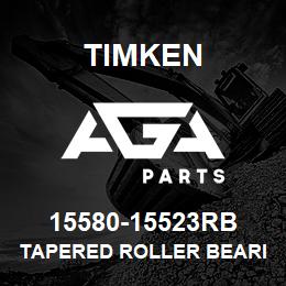 15580-15523RB Timken TAPERED ROLLER BEARINGS - TS (TAPERED SINGLE) IMPERIAL | AGA Parts