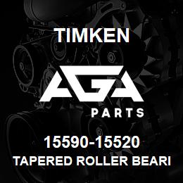 15590-15520 Timken TAPERED ROLLER BEARINGS - TS (TAPERED SINGLE) IMPERIAL | AGA Parts