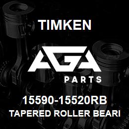 15590-15520RB Timken TAPERED ROLLER BEARINGS - TS (TAPERED SINGLE) IMPERIAL | AGA Parts