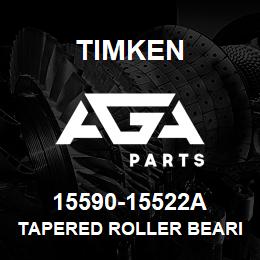 15590-15522A Timken TAPERED ROLLER BEARINGS - TS (TAPERED SINGLE) IMPERIAL | AGA Parts