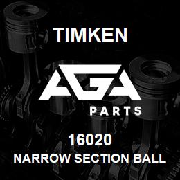 16020 Timken NARROW SECTION BALL BEARINGS (16000, 16100) | AGA Parts