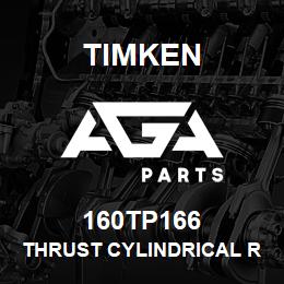 160TP166 Timken THRUST CYLINDRICAL ROLLER BEARING-TYPE TP | AGA Parts