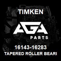 16143-16283 Timken TAPERED ROLLER BEARINGS - TS (TAPERED SINGLE) IMPERIAL | AGA Parts