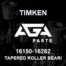 16150-16282 Timken TAPERED ROLLER BEARINGS - TS (TAPERED SINGLE) IMPERIAL | AGA Parts