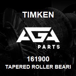 161900 Timken TAPERED ROLLER BEARINGS - SINGLE CUPS - IMPERIAL | AGA Parts