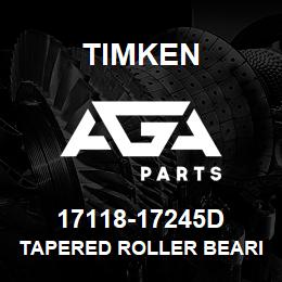 17118-17245D Timken TAPERED ROLLER BEARINGS - TDO (TAPERED DOUBLE OUTER) IMPERIAL | AGA Parts