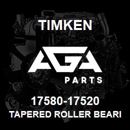 17580-17520 Timken TAPERED ROLLER BEARINGS - TS (TAPERED SINGLE) IMPERIAL | AGA Parts