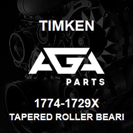 1774-1729X Timken TAPERED ROLLER BEARINGS - TS (TAPERED SINGLE) IMPERIAL | AGA Parts