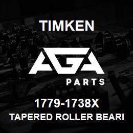 1779-1738X Timken TAPERED ROLLER BEARINGS - TS (TAPERED SINGLE) IMPERIAL | AGA Parts