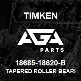 18685-18620-B Timken TAPERED ROLLER BEARINGS - TSF (TAPERED SINGLE WITH FLANGE) IMPERIAL | AGA Parts