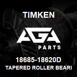 18685-18620D Timken TAPERED ROLLER BEARINGS - TDO (TAPERED DOUBLE OUTER) IMPERIAL | AGA Parts