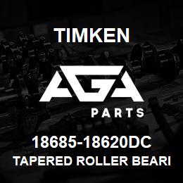 18685-18620DC Timken TAPERED ROLLER BEARINGS - TDO (TAPERED DOUBLE OUTER) IMPERIAL | AGA Parts