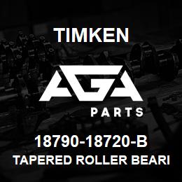 18790-18720-B Timken TAPERED ROLLER BEARINGS - TSF (TAPERED SINGLE WITH FLANGE) IMPERIAL | AGA Parts