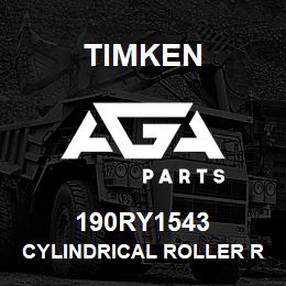 190RY1543 Timken CYLINDRICAL ROLLER RADIAL BEARINGS - FOUR-ROW | AGA Parts