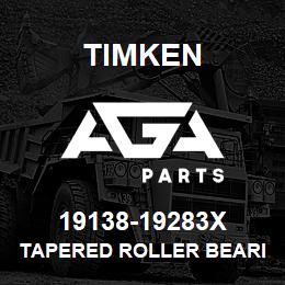 19138-19283X Timken TAPERED ROLLER BEARINGS - TS (TAPERED SINGLE) IMPERIAL | AGA Parts