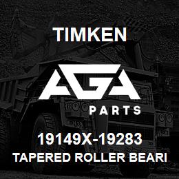 19149X-19283 Timken TAPERED ROLLER BEARINGS - TS (TAPERED SINGLE) IMPERIAL | AGA Parts