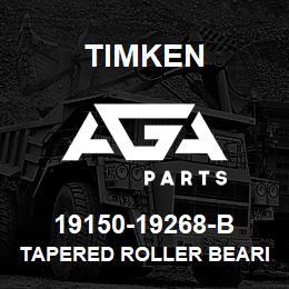 19150-19268-B Timken TAPERED ROLLER BEARINGS - TSF (TAPERED SINGLE WITH FLANGE) IMPERIAL | AGA Parts