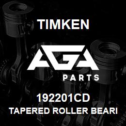 192201CD Timken TAPERED ROLLER BEARINGS - DOUBLE TAPERED CUP - IMPERIAL | AGA Parts