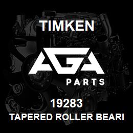 19283 Timken TAPERED ROLLER BEARINGS - SINGLE CUPS - IMPERIAL | AGA Parts