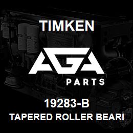 19283-B Timken TAPERED ROLLER BEARINGS - SINGLE FLANGED CUPS - IMPERIAL | AGA Parts