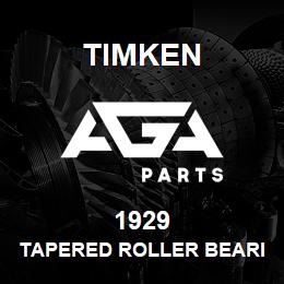 1929 Timken TAPERED ROLLER BEARINGS - SINGLE CUPS - IMPERIAL | AGA Parts