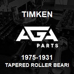 1975-1931 Timken TAPERED ROLLER BEARINGS - TS (TAPERED SINGLE) IMPERIAL | AGA Parts