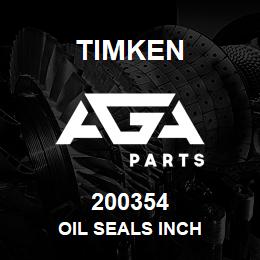 200354 Timken OIL SEALS INCH | AGA Parts