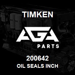 200642 Timken OIL SEALS INCH | AGA Parts