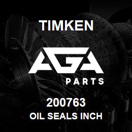 200763 Timken OIL SEALS INCH | AGA Parts