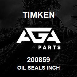 200859 Timken OIL SEALS INCH | AGA Parts