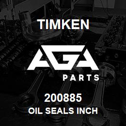 200885 Timken OIL SEALS INCH | AGA Parts