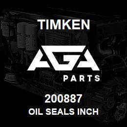 200887 Timken OIL SEALS INCH | AGA Parts