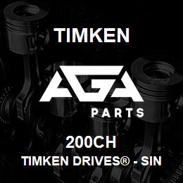 200CH Timken TIMKEN DRIVES® - SINGLE PITCH CHAIN CUT STRANDS | AGA Parts