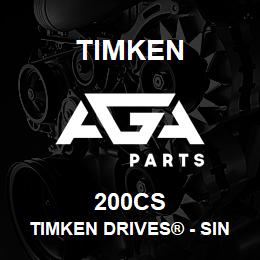 200CS Timken TIMKEN DRIVES® - SINGLE PITCH CHAIN CUT STRANDS | AGA Parts