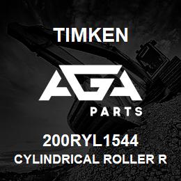 200RYL1544 Timken CYLINDRICAL ROLLER RADIAL BEARINGS - FOUR-ROW | AGA Parts