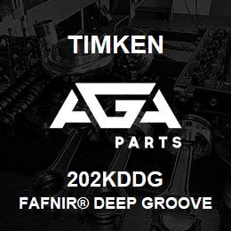 202KDDG Timken FAFNIR® DEEP GROOVE BALL BEARINGS (9100K, 200K, 300K) | AGA Parts