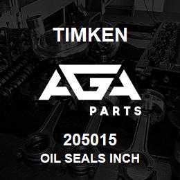 205015 Timken OIL SEALS INCH | AGA Parts