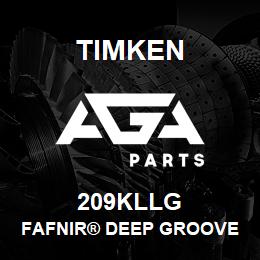 209KLLG Timken FAFNIR® DEEP GROOVE BALL BEARINGS (9100K, 200K, 300K) | AGA Parts