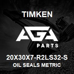 20X30X7-R2LS32-S Timken OIL SEALS METRIC | AGA Parts